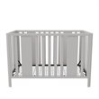 Little Seeds Crawford Curved Post 3-in-1 Crib in Sharkey Gray