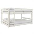 Dorel Living Phoenix Full-Over-Full Floor Bunk Bed in White