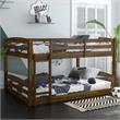 Dorel Living Phoenix Full-Over-Full Floor Bunk Bed in Mocha