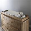 Bertini Pembrooke Changing Dresser Topper Nursery Furniture in Natural Rustic