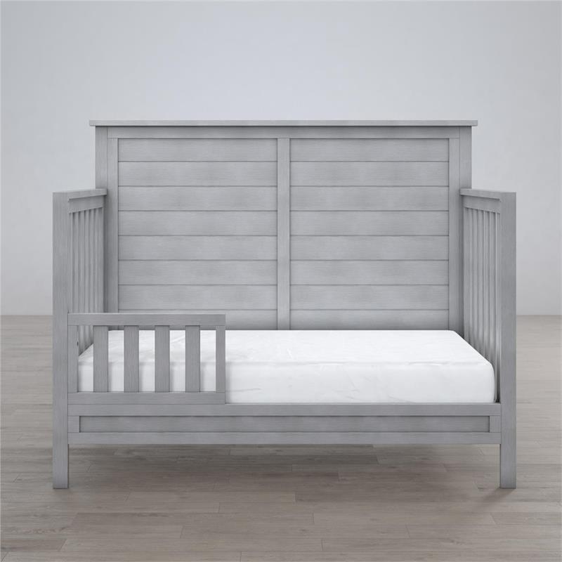 Little Seeds Finch Toddler Rail Conversion Kit for Crib in Rustic Gray