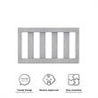 Little Seeds Finch Toddler Rail Conversion Kit for Crib in Rustic Gray