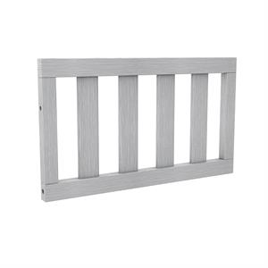 little seeds finch toddler rail conversion kit for crib in rustic gray