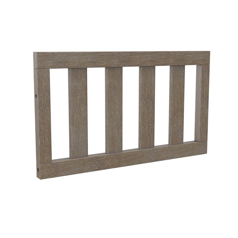 Little Seeds Finch Toddler Rail Conversion Kit for Crib in Rustic Coffee