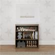 DHP Maruva Open 3 Shelf Storage Unit  Kids Bedroom Organizer in French Gray