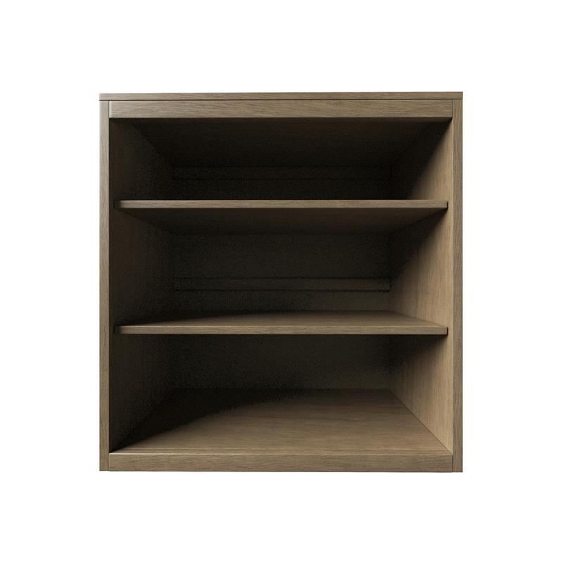 DHP Maruva Open 3 Shelf Storage Unit  Kids Bedroom Organizer in French Gray