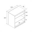 DHP Maruva Open 3 Shelf Storage Unit  Kids Bedroom Organizer in French Gray