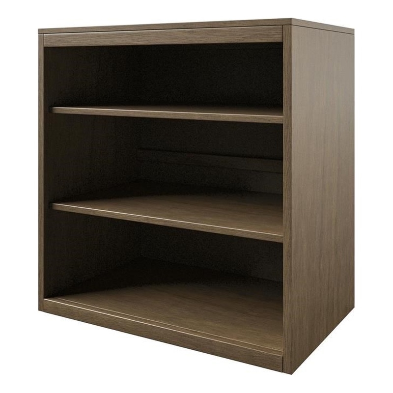 DHP Maruva Open 3 Shelf Storage Unit  Kids Bedroom Organizer in French Gray