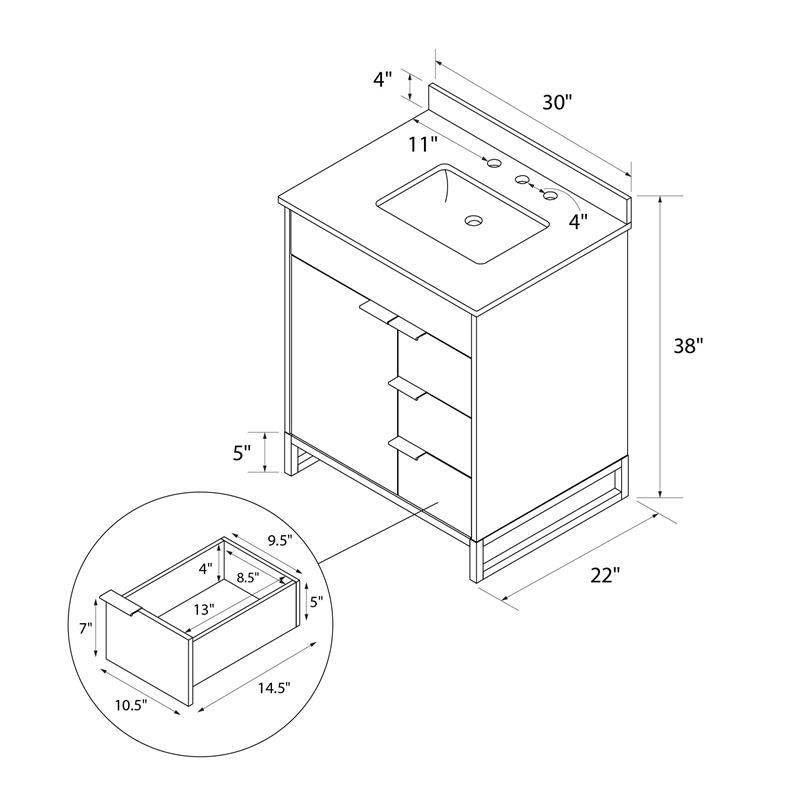 CosmoLiving Leona 30