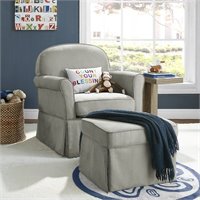 baby relax kelcie swivel glider & ottoman