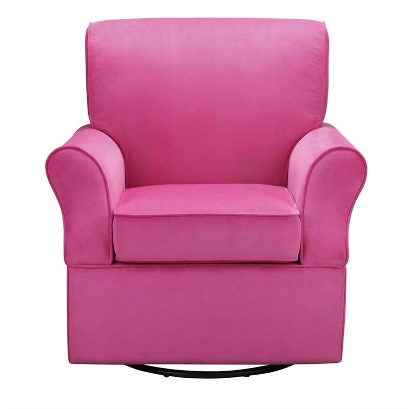 Baby Relax Kelcie Swivel Glider and Ottoman in Pink WM108PISGO