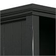 Simpli Home Acadian Wood Transitional 9 Cube Bookcase and Unit in Black
