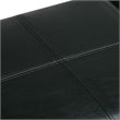 Simpli Home Avalon Faux Leather Storage Bench in Midnight Black