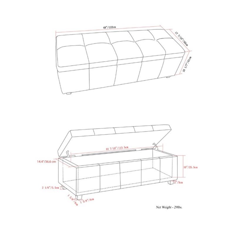 Simpli Home Castleford 48