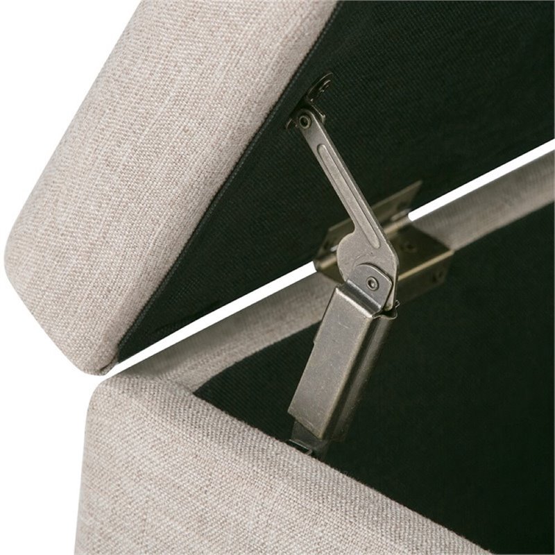 Simpli Home Kingsley Storage Bench in Natural