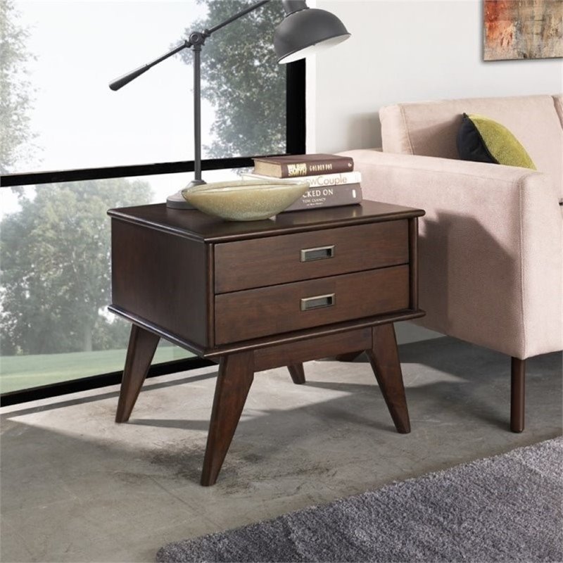 Simpli Home Draper Solid wood 22