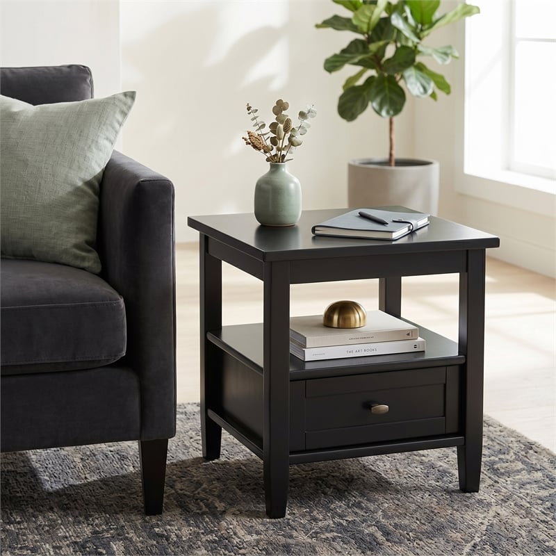 Simpli Home Warm Shaker Wood 20