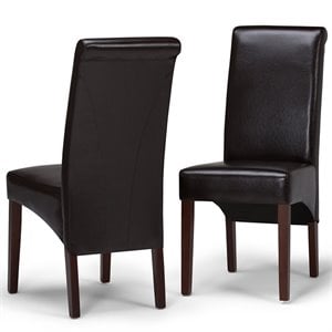 Avalon Parson Dining Chair (Set of 2) in Tanners Brown