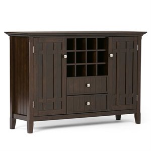 bedford sideboard buffet and wine rack