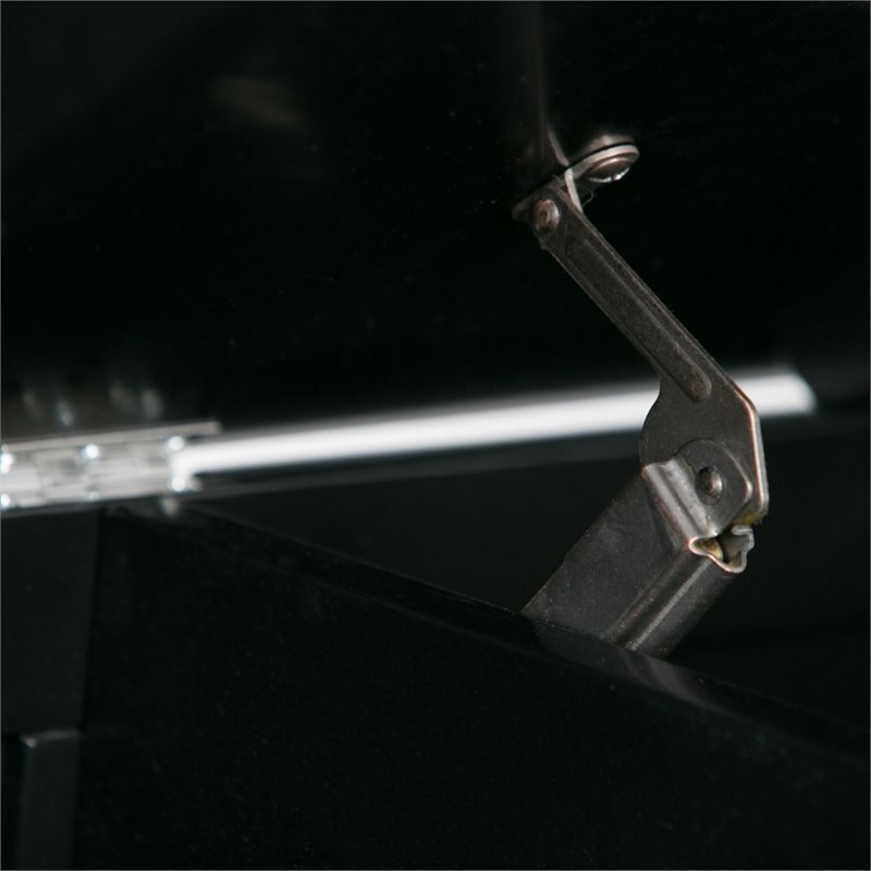 Amherst 48 inch Wide Solid Wood Transitional Entryway Bench in Black