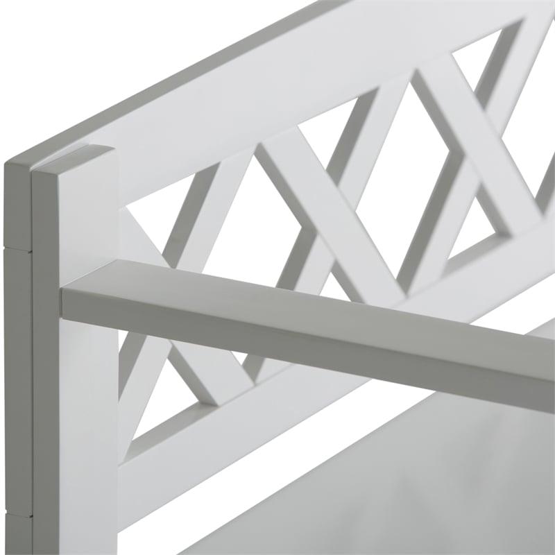 Amherst 48 inch Wide Solid Wood Transitional Entryway Bench in White