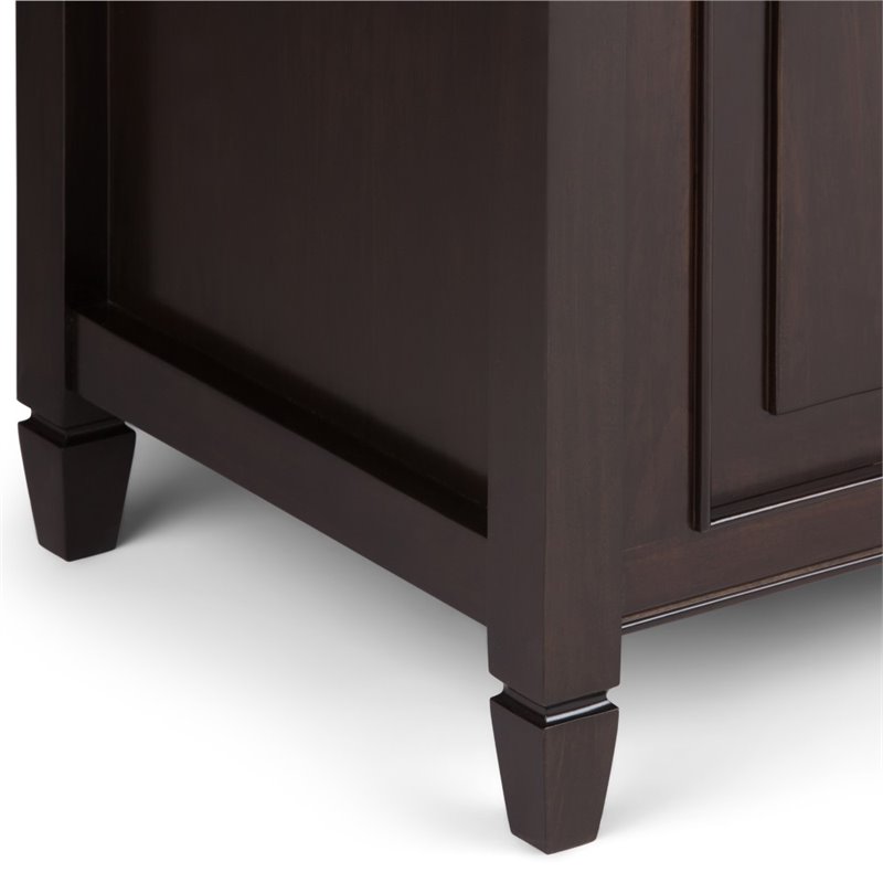Simpli Home Connaught Storage Bench Trunk Simpli Home Connaught Storage Bench Trunk in Chestnut Brown | Cymax