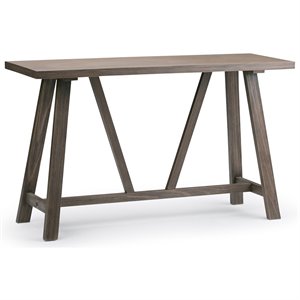 Simpli Home Dylan Console Table in Driftwood