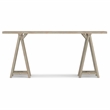 Simpli Home Sawhorse Wood Console Table in Distressed Gray