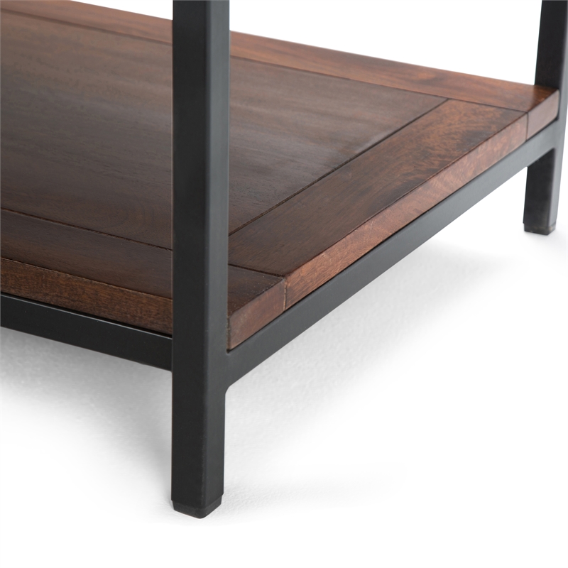Simpli Home Skyler Mango Wood and Metal 48