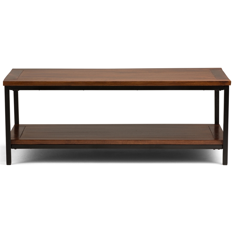 Simpli Home Skyler Mango Wood and Metal 48