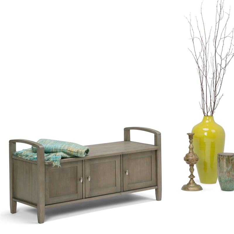 Simpli Home Warm Shaker Wood 44