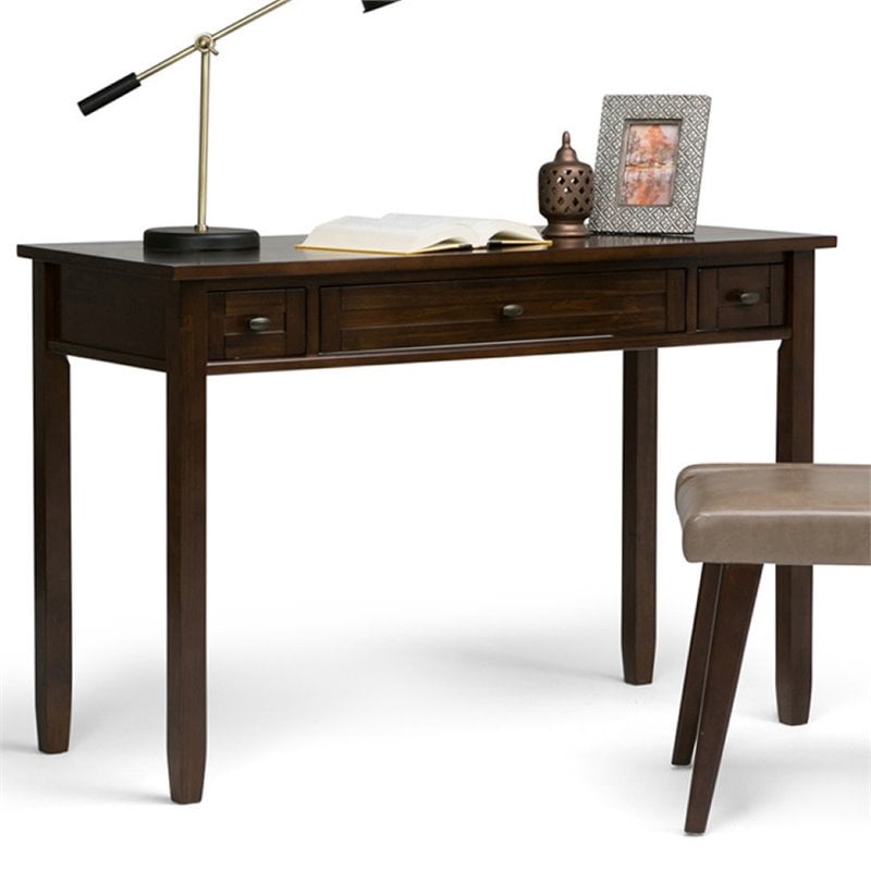 Simpli Home Warm Shaker Wood Transitional 48