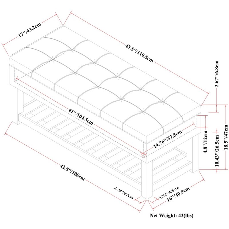 Simpli Home Saxon 44