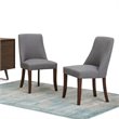 Simpli Home Walden Dining Chair in Slate Gray (Set of 2)