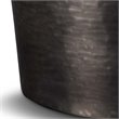 Troy Modern Industrial 23 inch Wide Metal Accent Side Table in Antique Silver