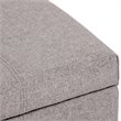 Simpli Home Dover Storage Bench in Cloud Gray
