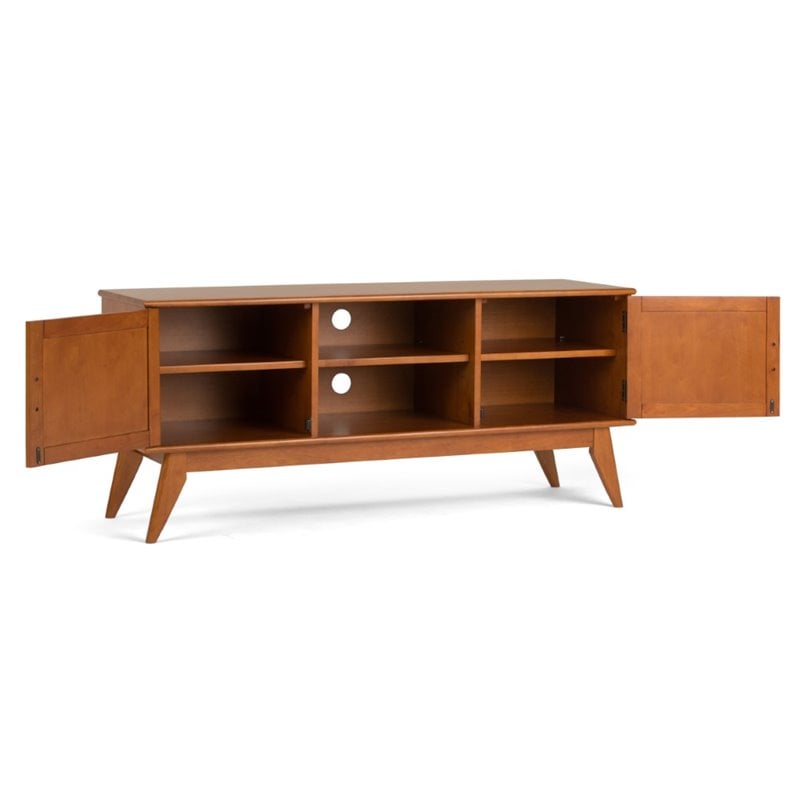 Simpli Home Draper Solid Hardood 60 