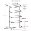 Simpli Home Erina SOLID ACACIA WOOD and Metal 66 