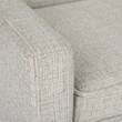 Simpli Home Parris Upholstered Bedroom Bench in Platinum and Brown