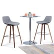 Randolph 28 inch Bentwood Counter/ Bar Height Stool (Set of 2) in Stone Gray