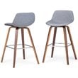 Randolph 28 inch Bentwood Counter/ Bar Height Stool (Set of 2) in Stone Gray