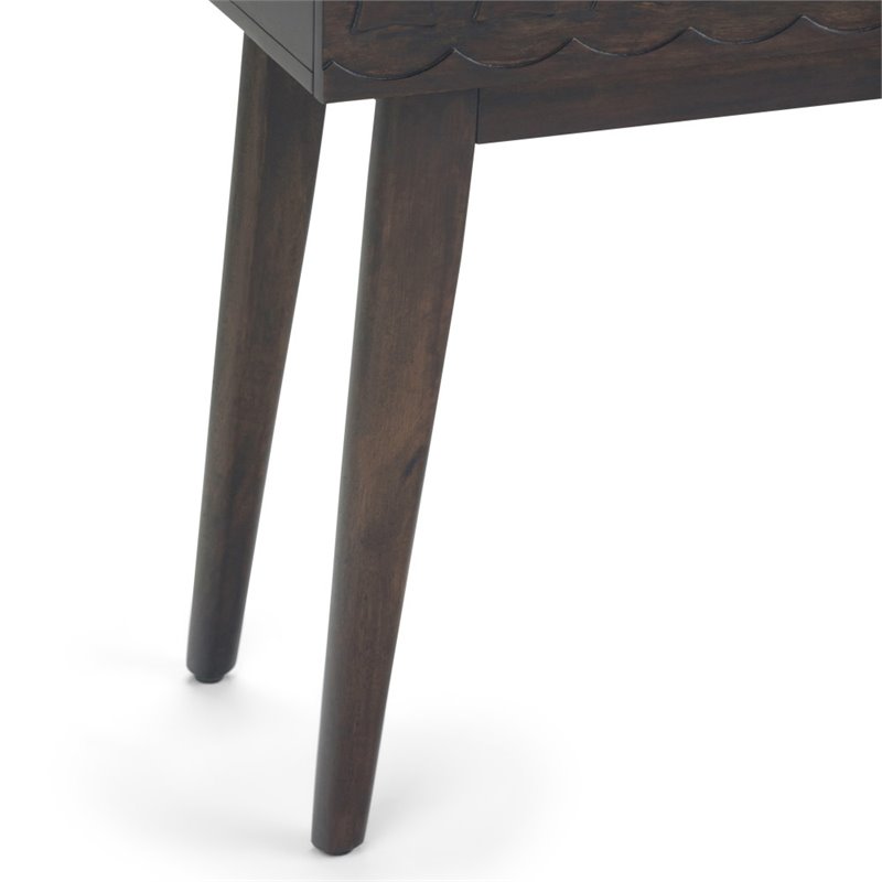 Simpli Home Wainwright Solid Mango Wood 43 Inch Wide Mid Century Simpli Home Wainwright Solid Mango Wood