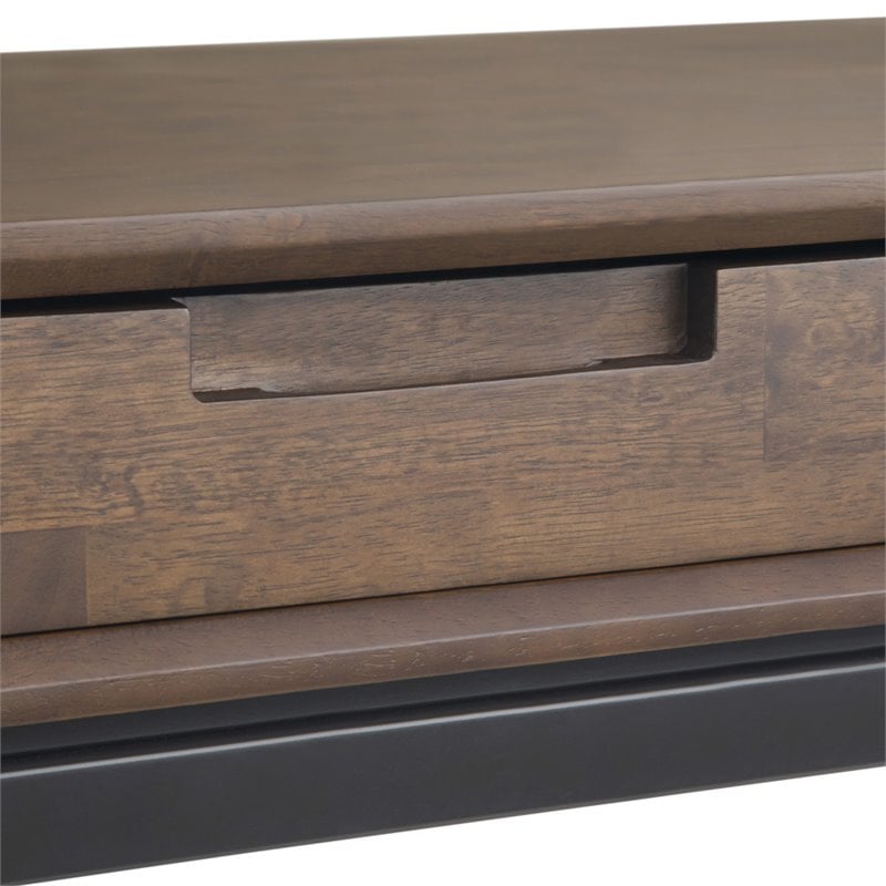 Simpli Home Banting Solid Hardood Industrial 72 