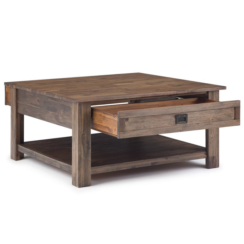 Simpli Home Monroe SOLID ACACIA WOOD 38 