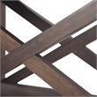 Simpli Home Kitchener 1 Drawer End Table in Warm Walnut