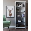 Amherst 30 inch Wide Solid Wood Transitional 5 Shelf Bookcase in White