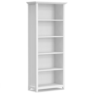 simpli home amherst 5 shelf bookcase