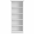 Amherst 30 inch Wide Solid Wood Transitional 5 Shelf Bookcase in White