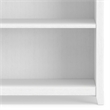 Amherst 30 inch Wide Solid Wood Transitional 5 Shelf Bookcase in White