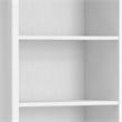 Amherst 30 inch Wide Solid Wood Transitional 5 Shelf Bookcase in White